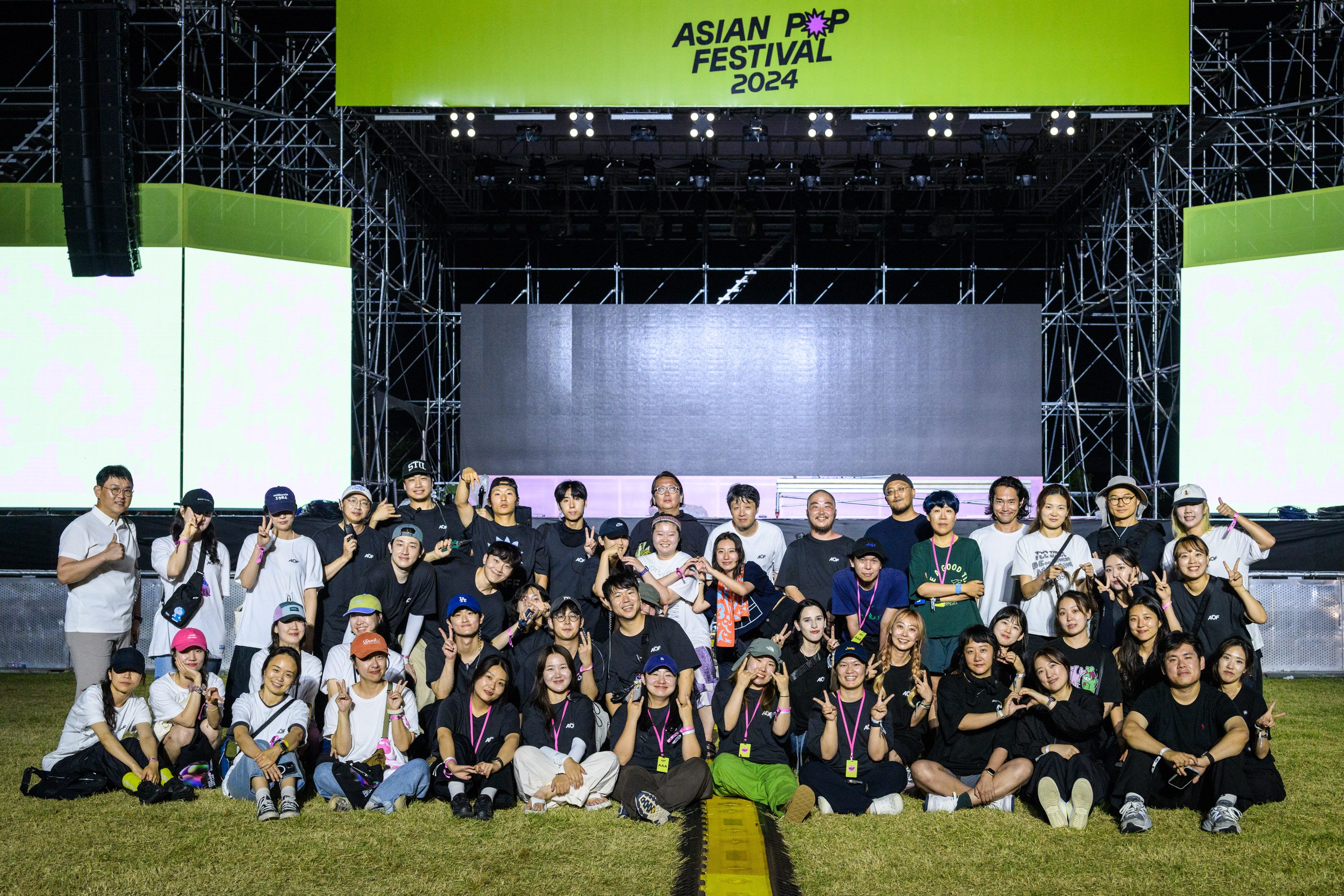 EOW crew on site at Asian Pop Festival